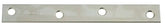 National Hardware N220-285 Mending Brace, 6 in L, 3/4 in W, Steel, Zinc, Screw Mounting
